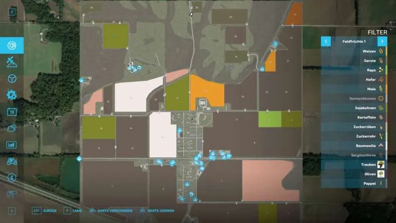 Autodrive courses for Griffin Indiana 22 Map v1.0 FS22 FS22 Mod Free Download