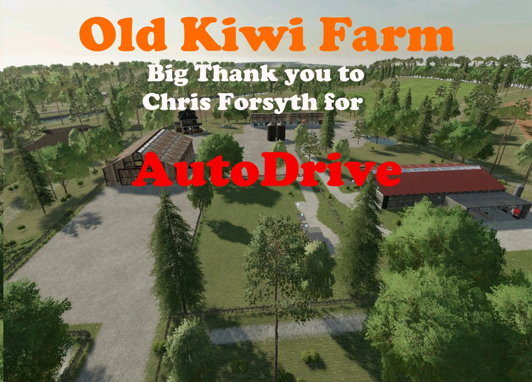 AutoDrive for Old Kiwi Farm V1.0 FS22 FS22 Mod Free Download