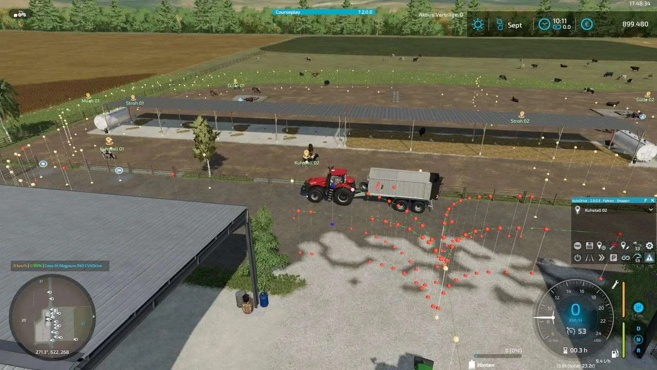 AutoDrive Fox Farms v1.0 FS22 FS22 Mod Free Download