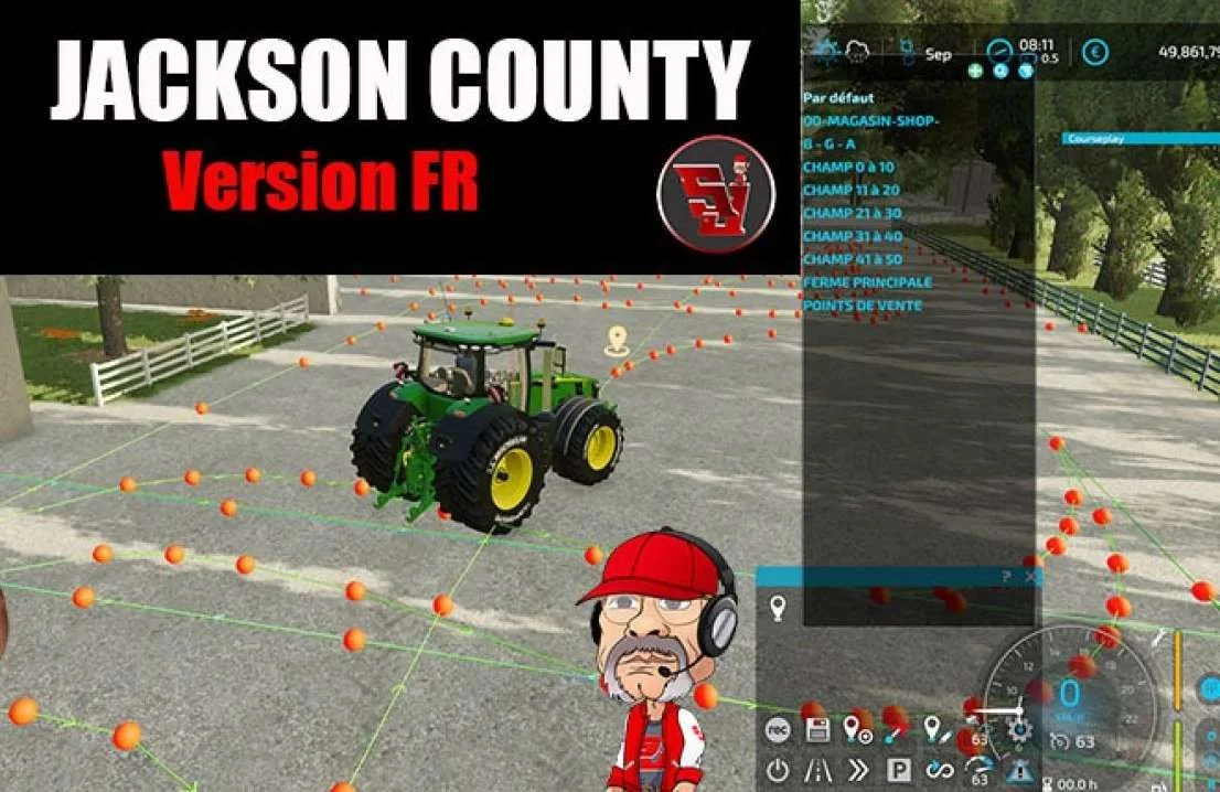 AutoDrive Jackson County v1.0 FS22 FS22 Mod Free Download