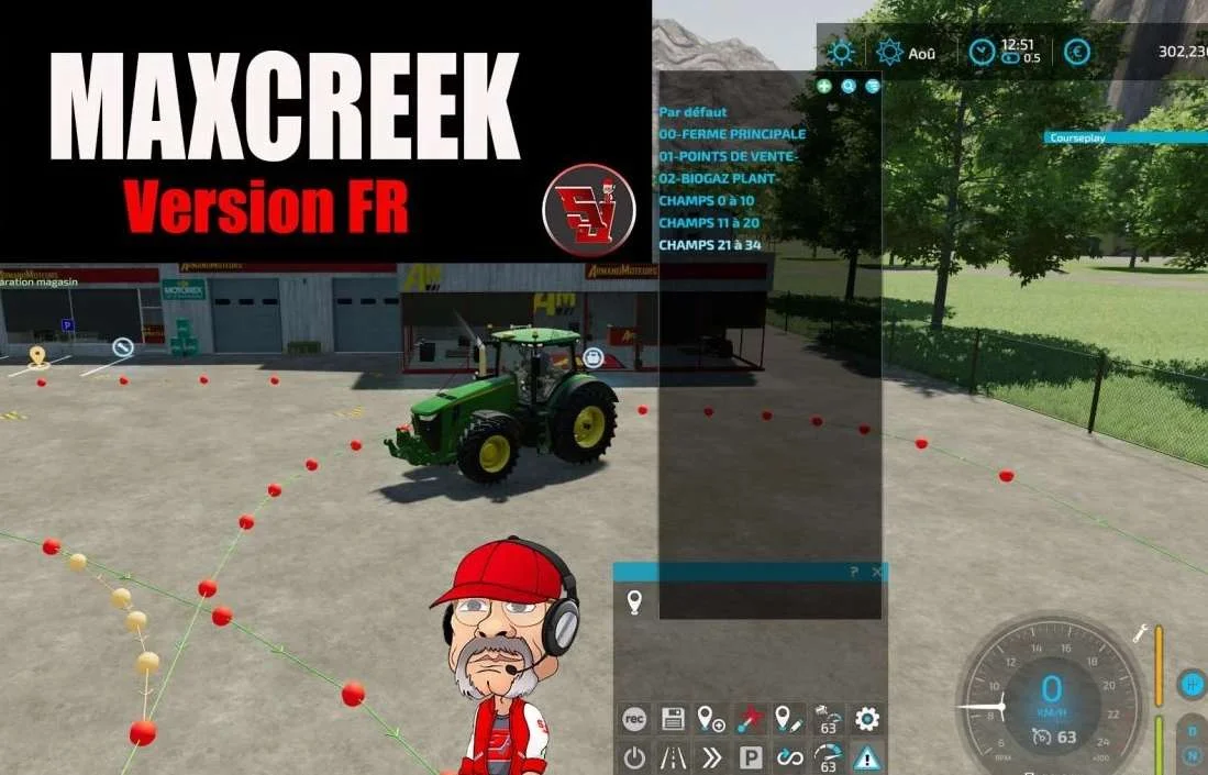 AutoDrive MaxCreek v1.0.0.1 FS22 FS22 Mod Free Download