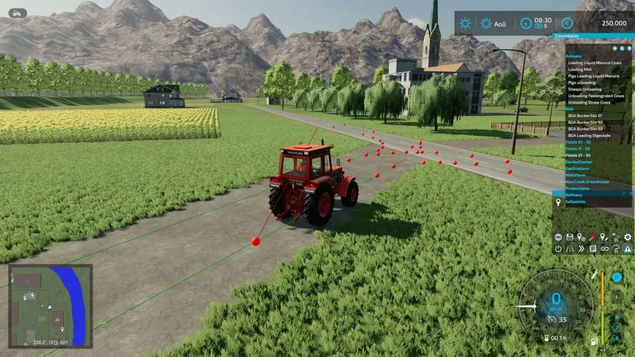 AutoDrive MaxCreek v1.0 FS22 FS22 Mod Free Download