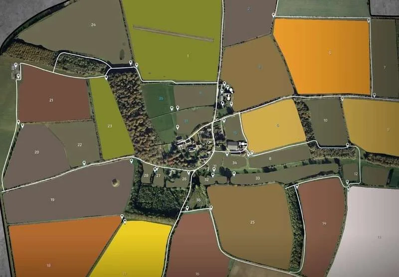 Autodrive route network Calmsden Farm v1.1 FS22 FS22 Mod Free Download