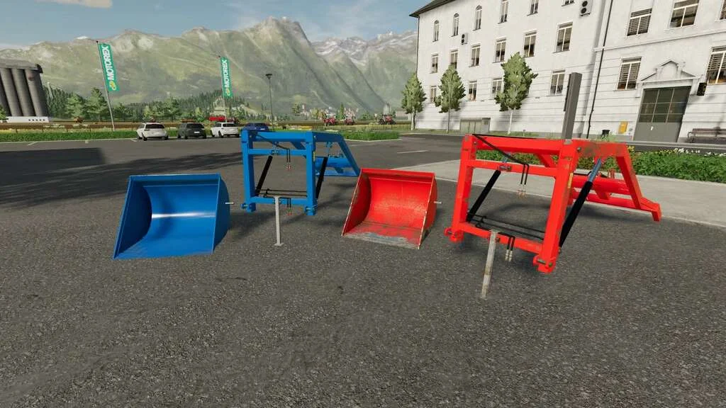 Back Loader Pack v1.0 FS22 FS22 Mod Free Download