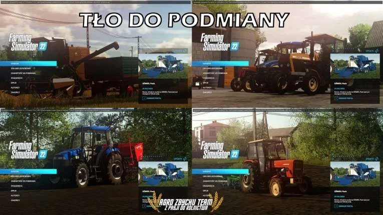 Background by Agro Zbychu Team v1.0 FS22 FS22 Mod Free Download