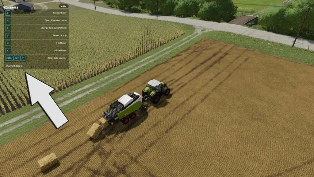 Bale Count System v1.0 FS22 FS22 Mod Free Download