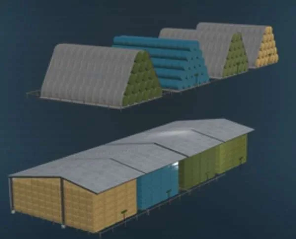 Bale Storages v1.1 FS22 FS22 Mod Free Download