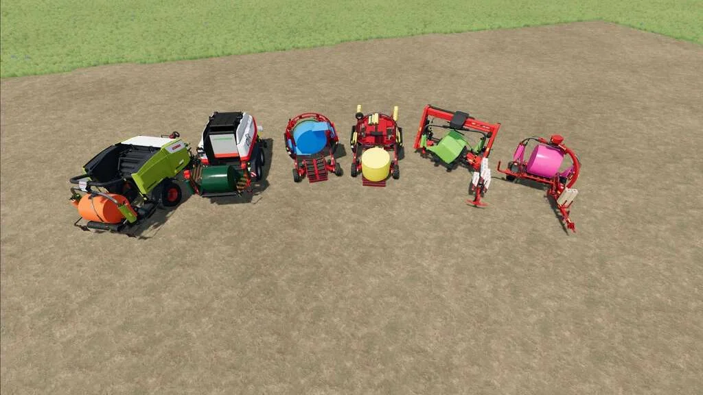 Balers With More Wrap Colors v1.0.1 FS22 FS22 Mod Free Download