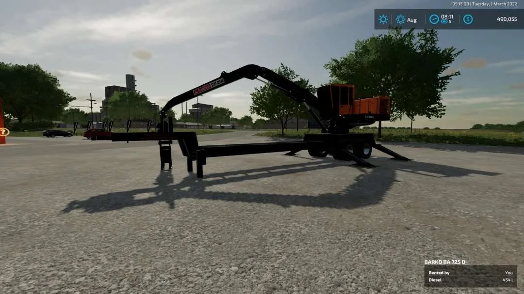 Barko Bucksaw Loader v1.0 FS22 FS22 Mod Free Download