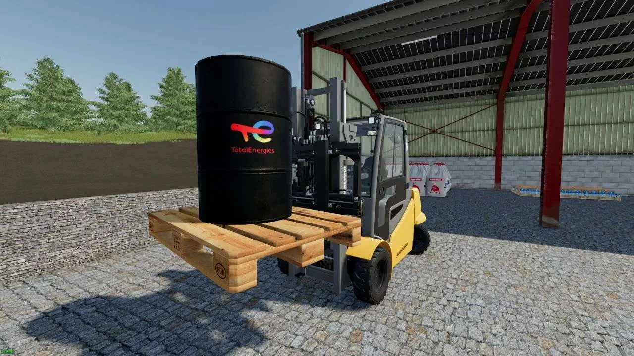 Barrel of oil Total Energies v2.1 FS22 FS22 Mod Free Download