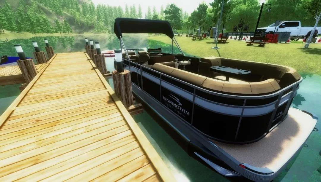 Bennington Pontoon Boat v2.0 FS22 FS22 Mod Free Download