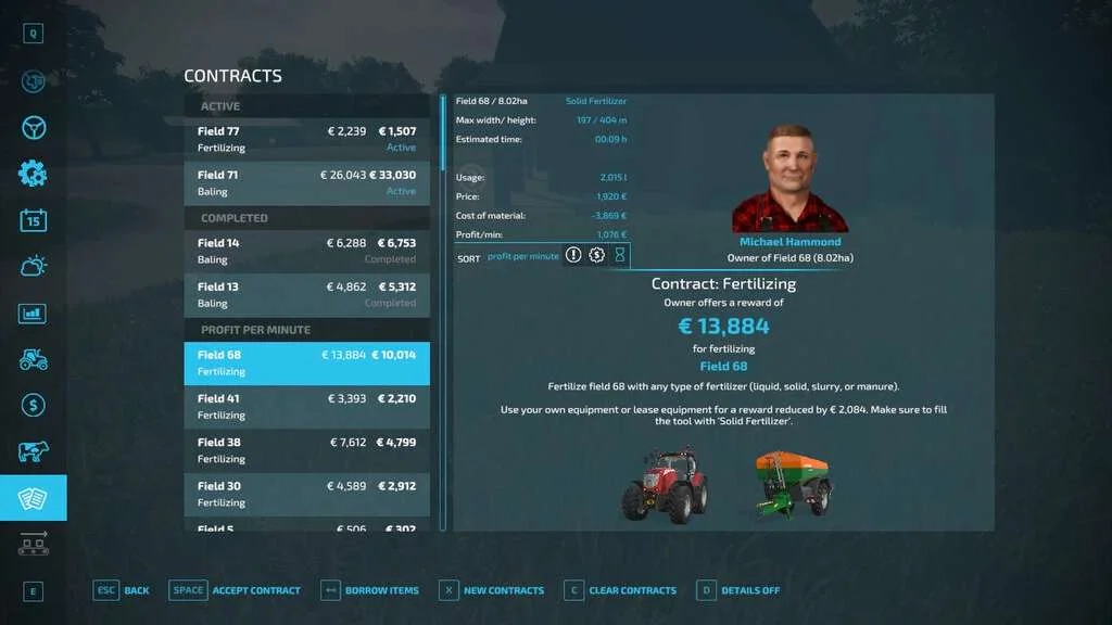 Better Contracts v1.2.2 FS22 FS22 Mod Free Download