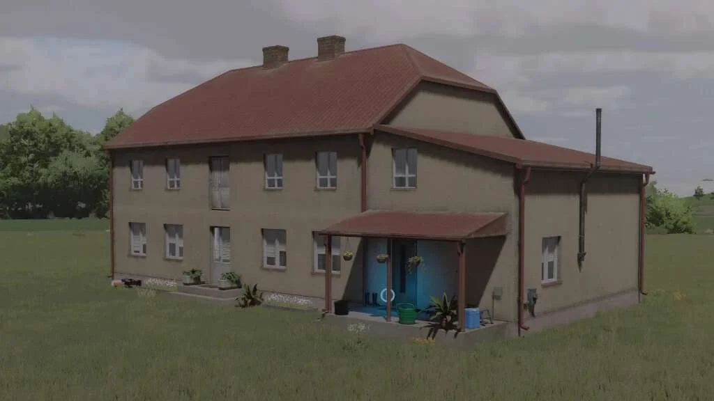 Big Yellow Houses v1.0 FS22