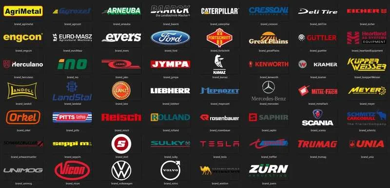 Brand Icons HQ v1.0.0.1 FS22 FS22 Mod Free Download