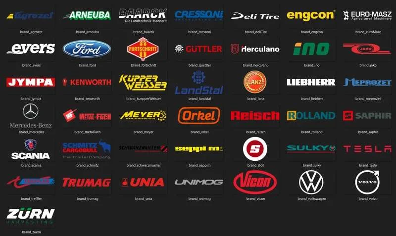 Brand Icons HQ v1.0 FS22 FS22 Mod Free Download