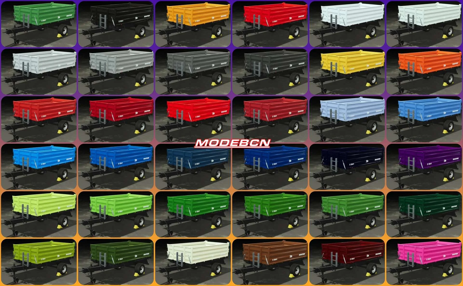 BrantnerE8041 With more colors added V1.0 FS22