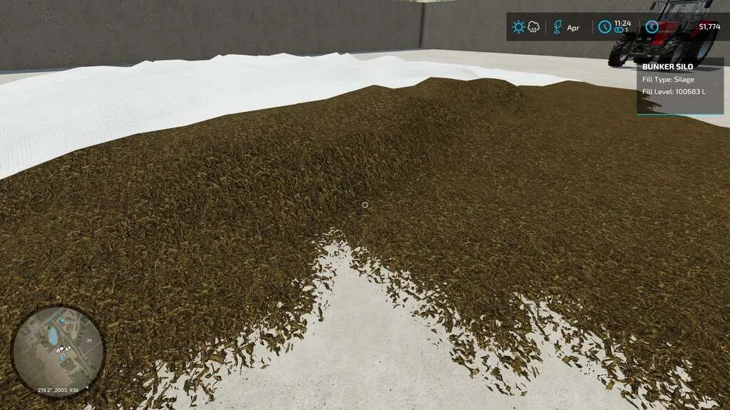 Bunker Silo HUD v1.0 FS22 FS22 Mod Free Download