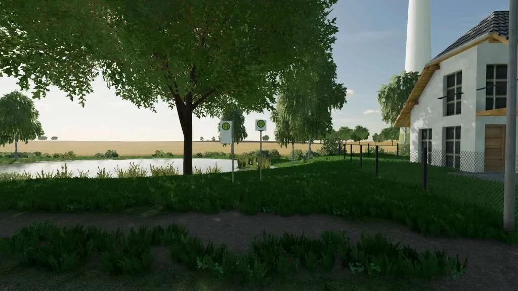 Bus Stop Sign (Prefab) v1.0 FS22 FS22 Mod Free Download
