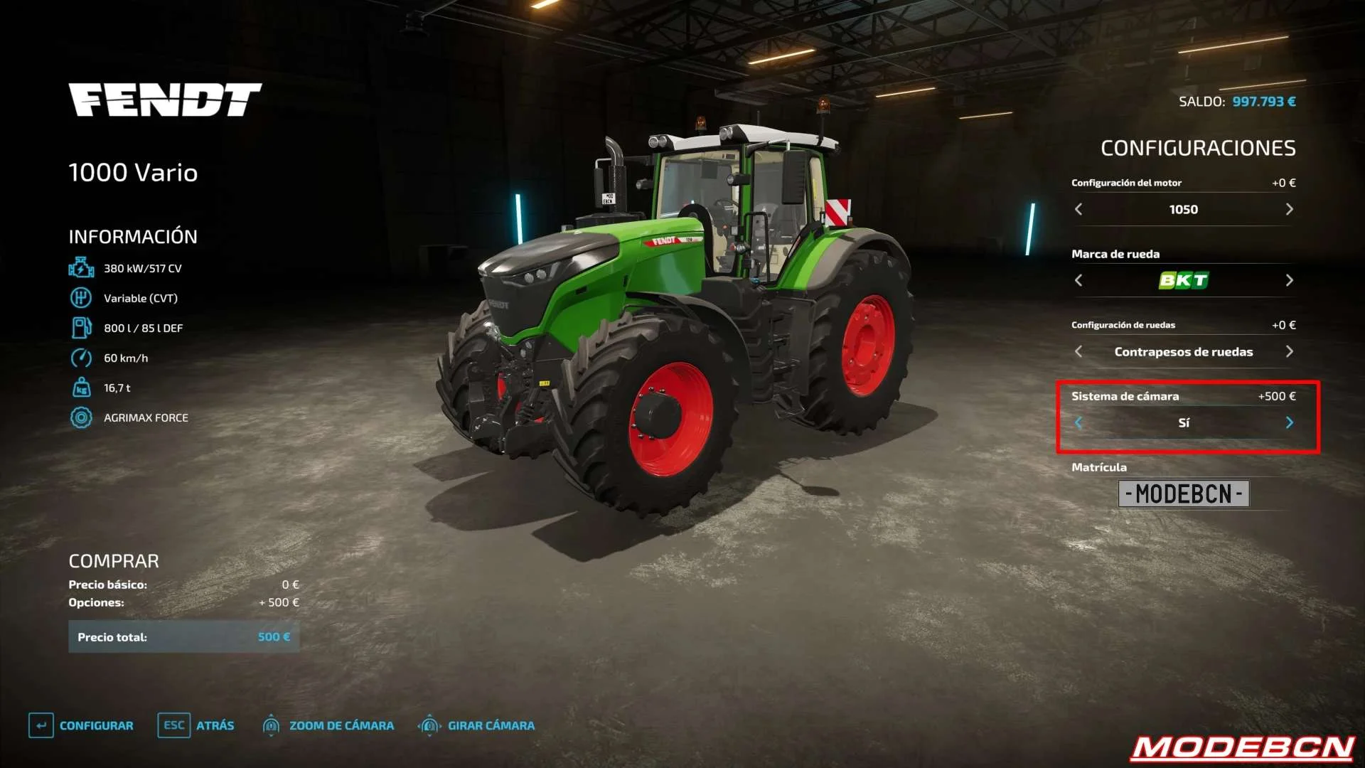 Camera System ESPANOL V1.0 FS22