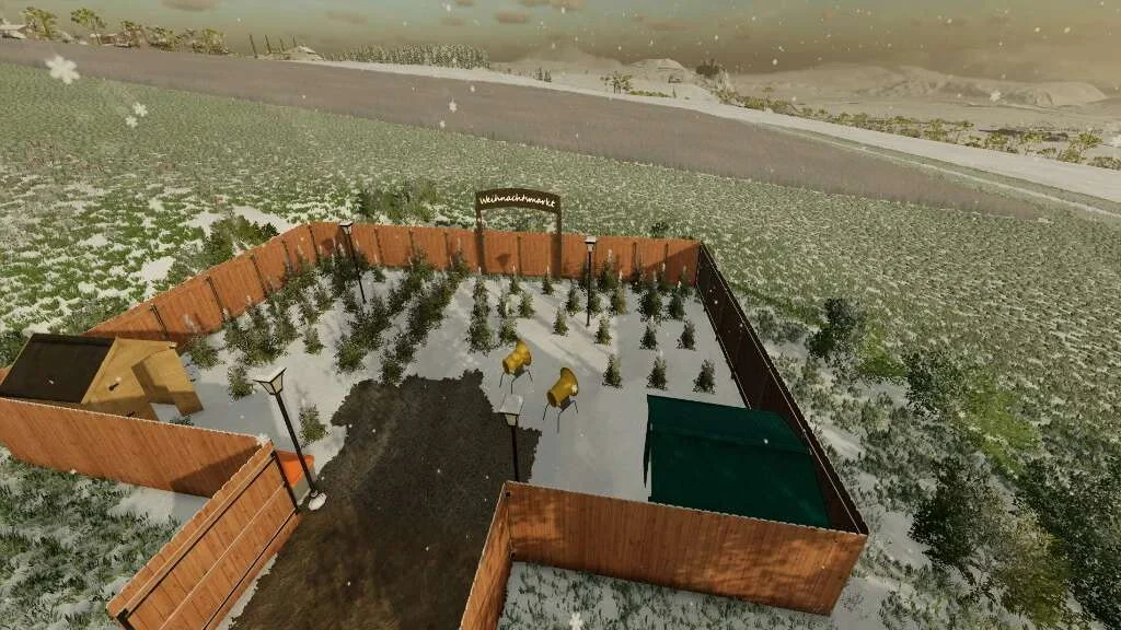 Christmas Market v1.0 FS22 FS22 Mod Free Download