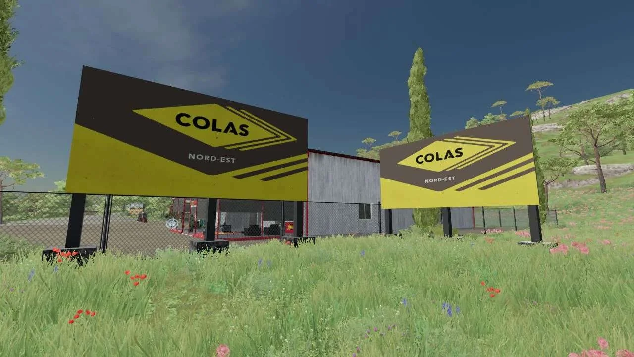Colas Works panel V1.0 FS22 FS22 Mod Free Download