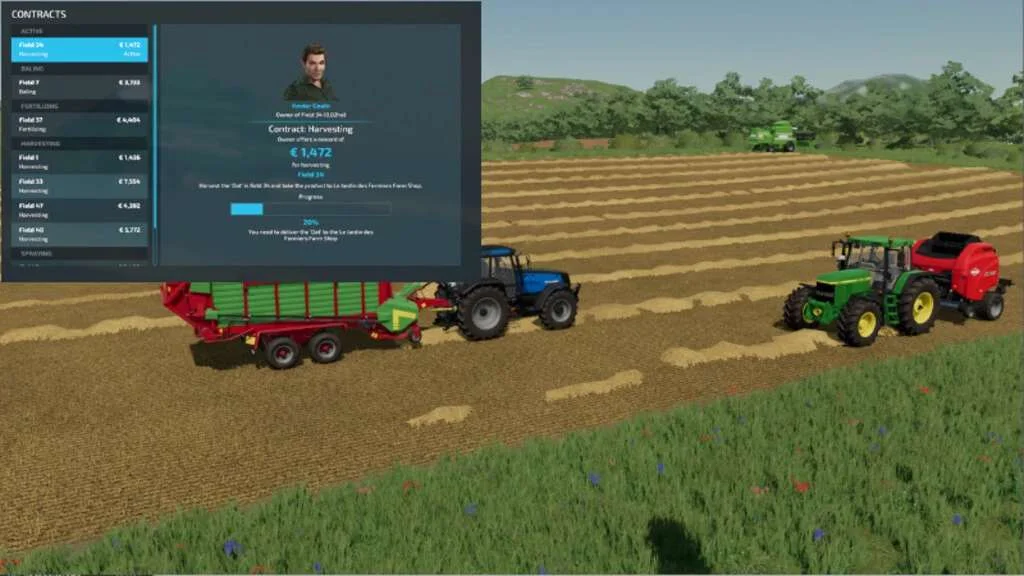 Collect Straw At Missions v1.0 FS22 FS22 Mod Free Download