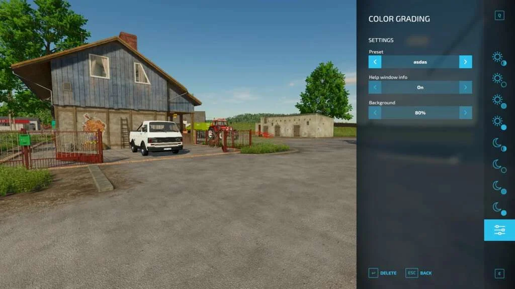 Color Grading Editor v1.0 FS22