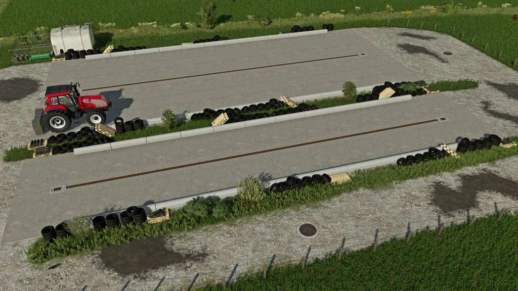 Concrete Free Land Silo Pack v1.0 FS22 FS22 Mod Free Download