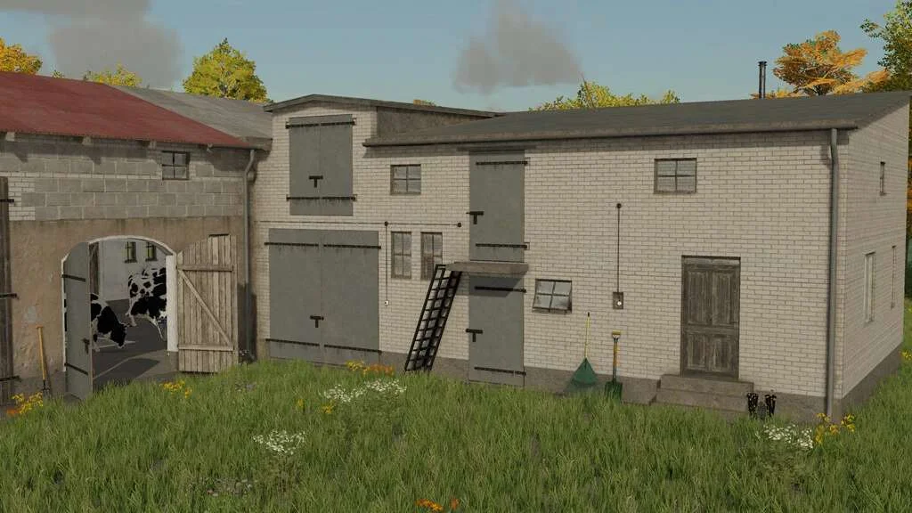 Cowshed With Barn v1.0.0.1 FS22 FS22 Mod Free Download