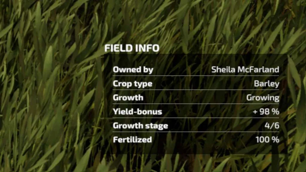 Crop Growth Stage Info v1.0 FS22 FS22 Mod Free Download