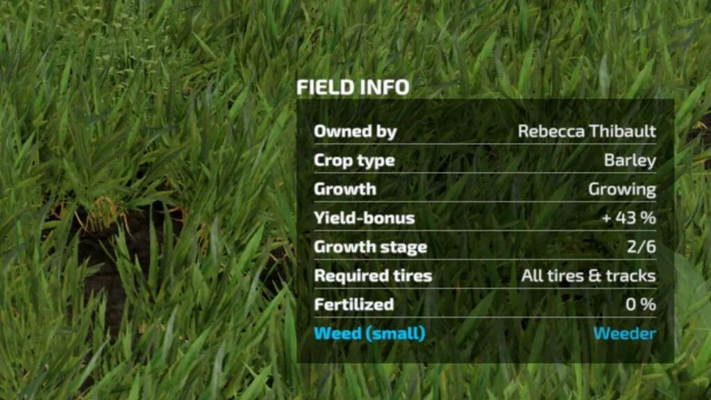 Crop Growth Stage Info v1.1 FS22 FS22 Mod Free Download