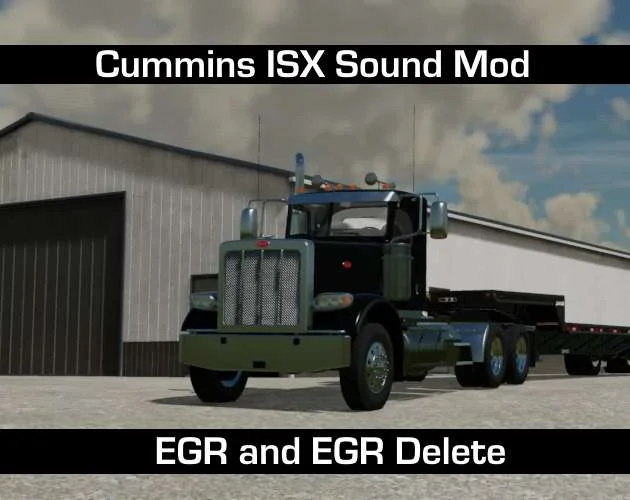 Cummins ISX Sound Mod v1.0 FS22 FS22 Mod Free Download