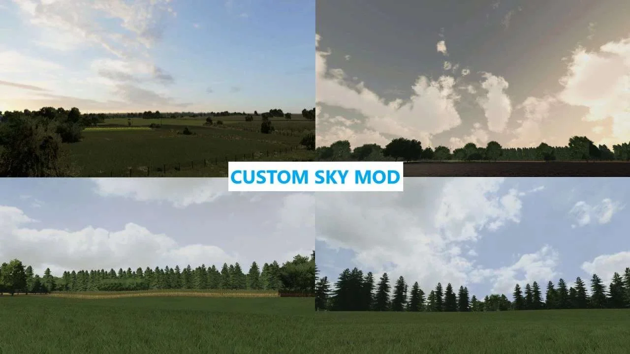 Custom Sky mod v1.0 FS22 FS22 Mod Free Download