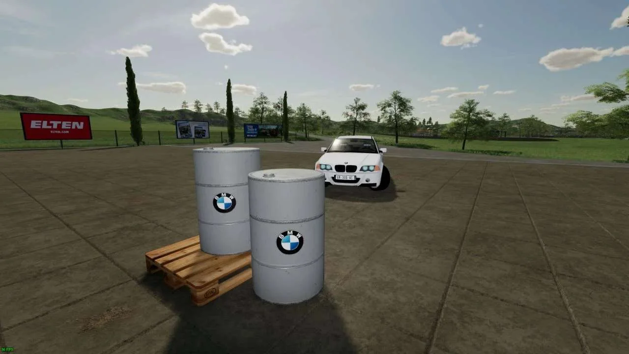 Decorative barrel (oil) v1.2 FS22