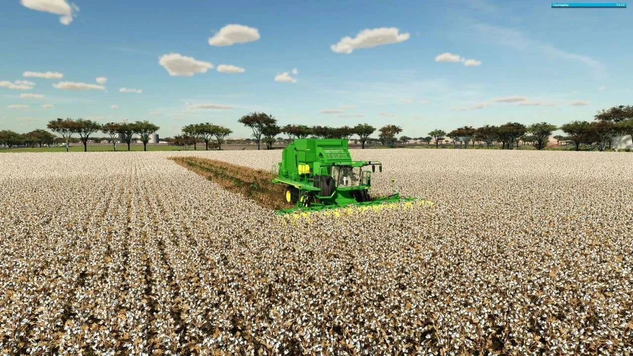 Denser cotton with stubble destruction v1.0 FS22
