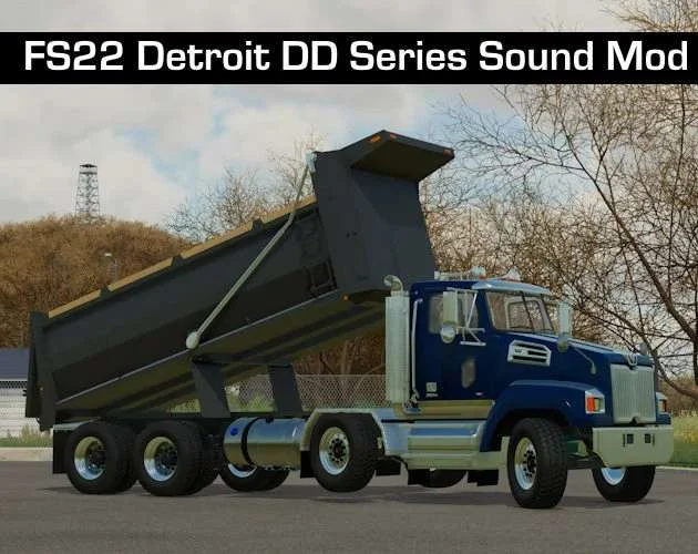 Detroit DD Series Sound Mod v1.0 FS22