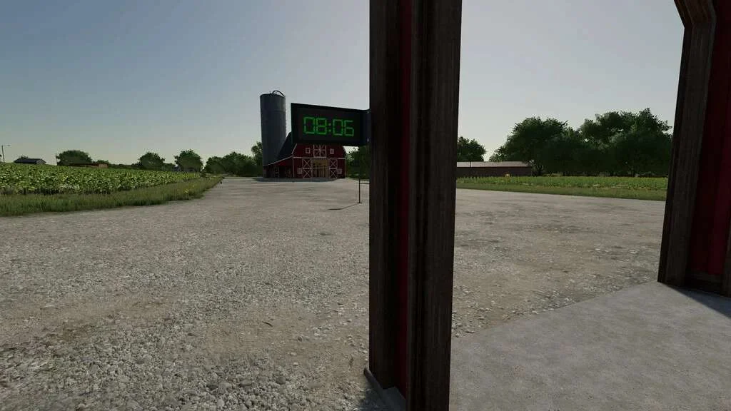 Digital Clock v1.0 FS22 FS22 Mod Free Download