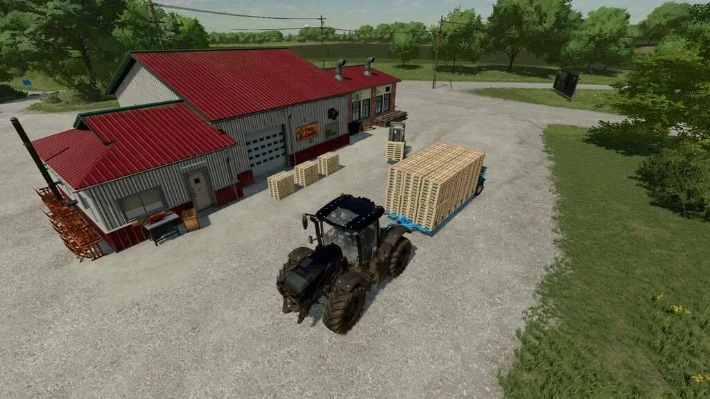 Empty Pallets Production v1.0 FS22 FS22 Mod Free Download