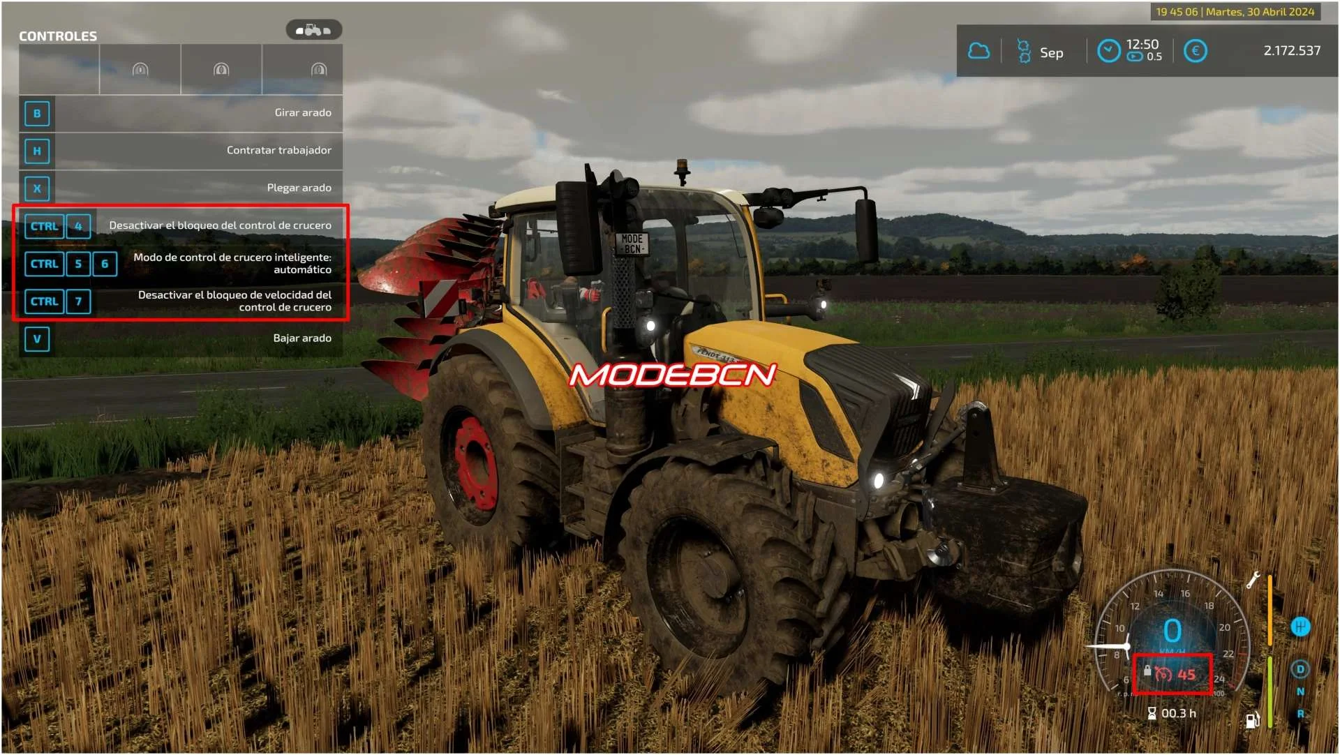 Enhanced Cruise Control ESPANOL V1.0.0.1 FS22