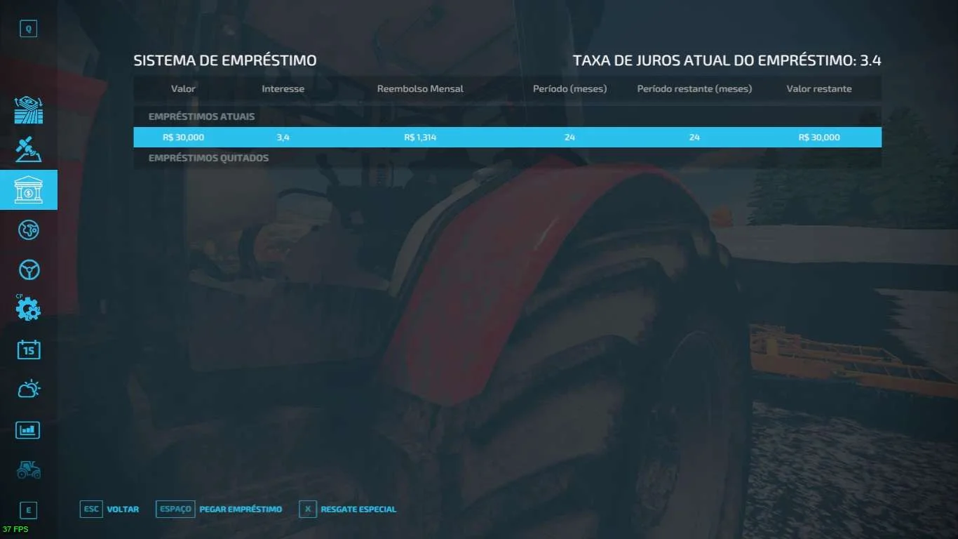 Enhanced Loan Mod Translation v1.0 FS22 FS22 Mod Free Download