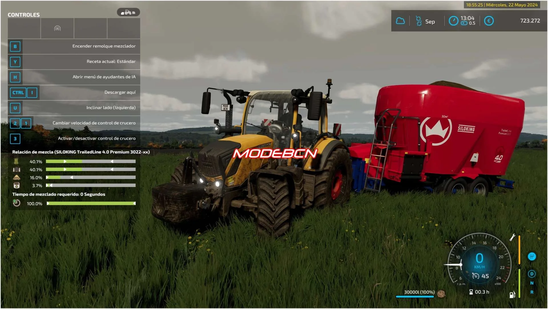 Enhanced Mixer Wagons ESPANOL v1.0.1 FS22