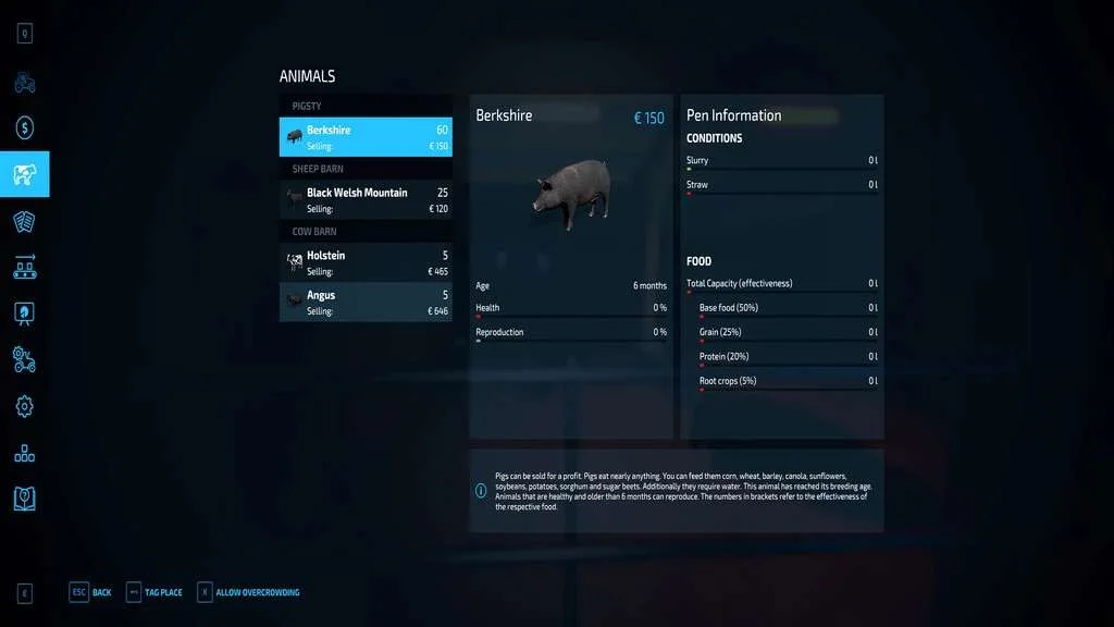 EnhancedAnimalSystem v1.0 FS22 FS22 Mod Free Download