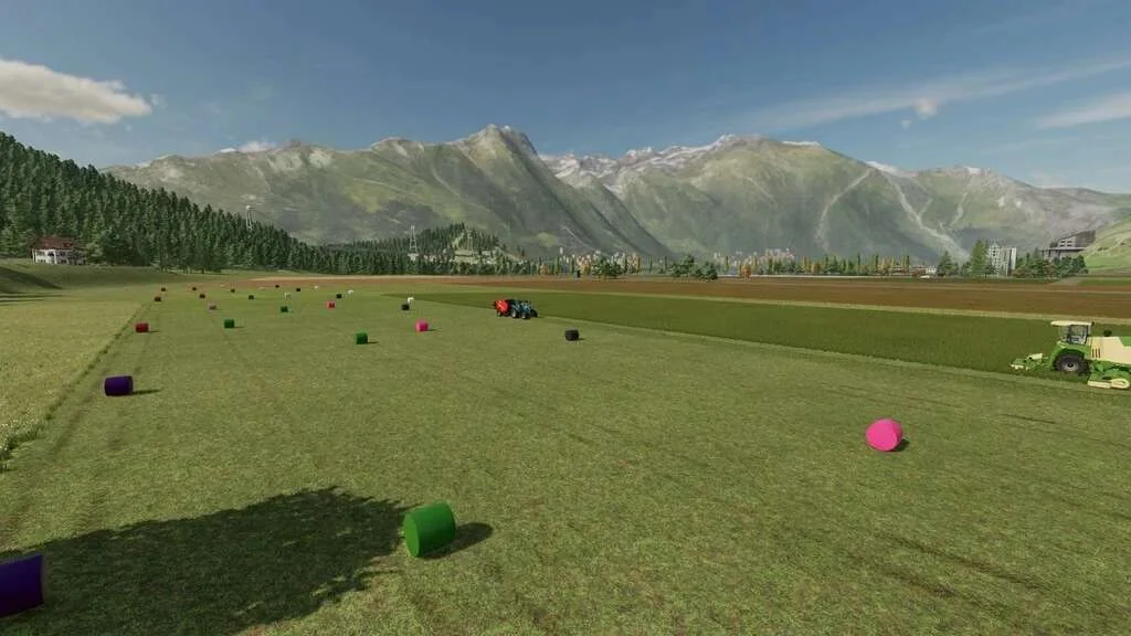 Extended Bale Wrap Colors v1.0 FS22 FS22 Mod Free Download