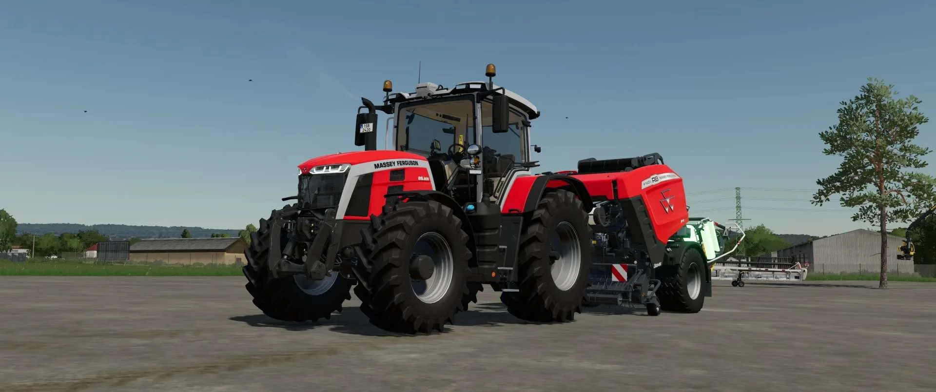 Fast BALE FENDT MF ADDITIVE GLOWING BALES v1.0 FS22