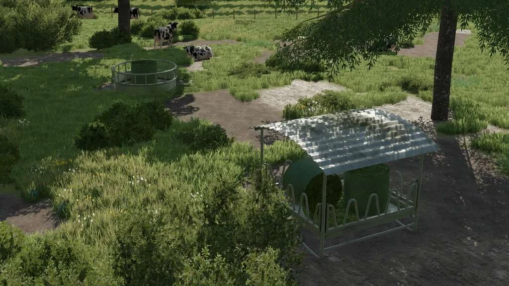 Feeding Racks (Prefab) v1.0 FS22 FS22 Mod Free Download