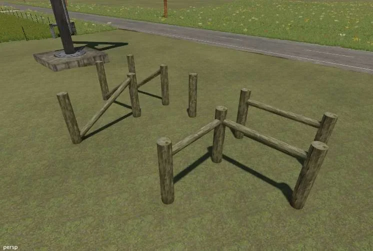 Fence Posts prefab v1.0 FS22 FS22 Mod Free Download