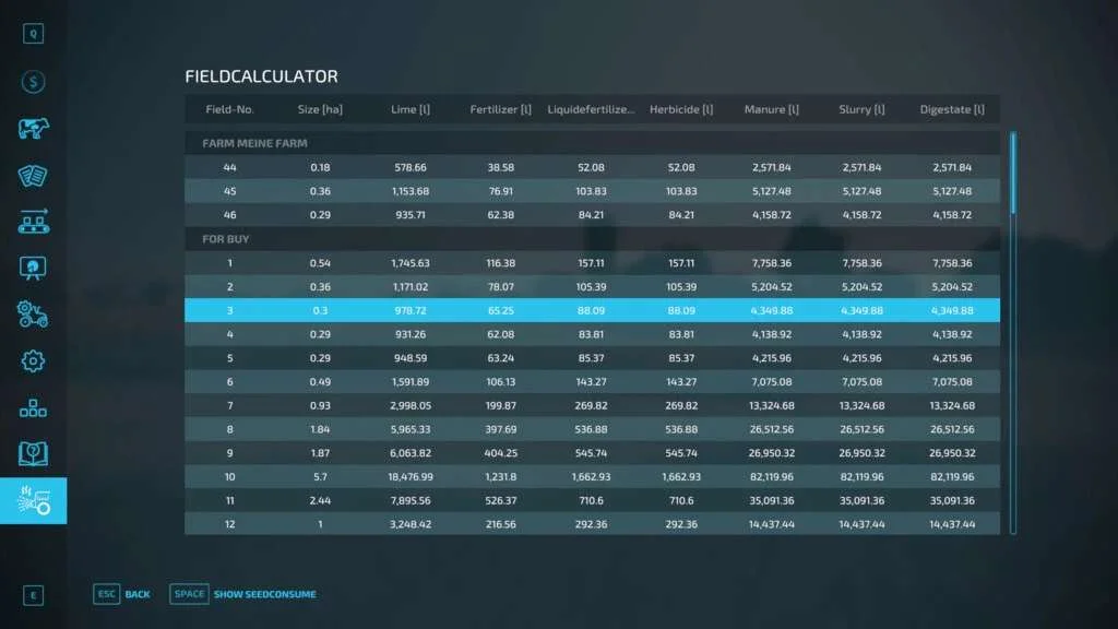 FieldCalculator v1.0 FS22 FS22 Mod Free Download
