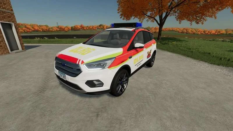 Ford Kuga Mk2f 2016 DLRG FIRST RESPONDER v1.0 FS22 FS22 Mod Free Download
