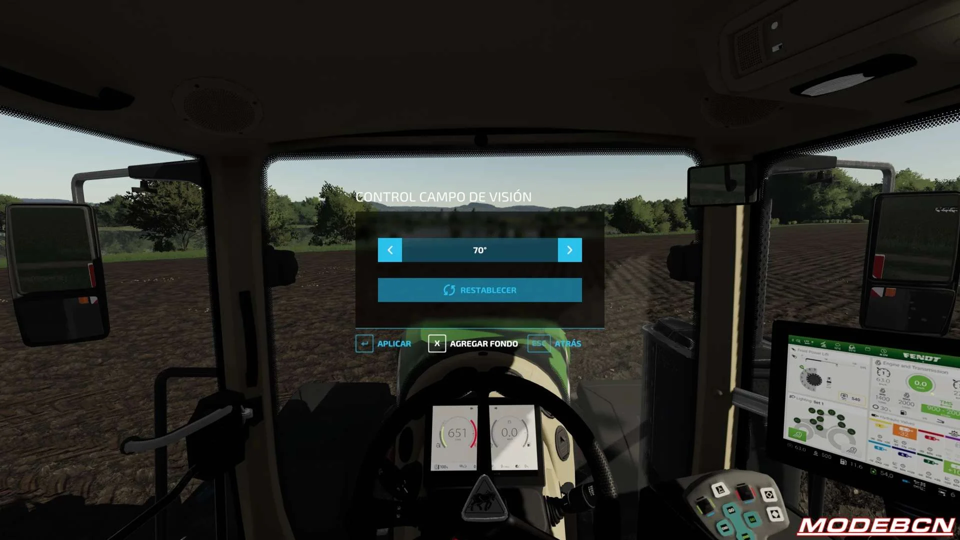 Fov Control VERSIÓN EN ESPAÑOL V1.0.0.2 FS22 FS22 Mod Free Download