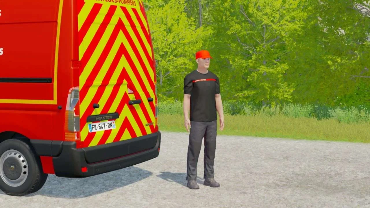 French Firefighters Uniform v1.0 FS22 FS22 Mod Free Download